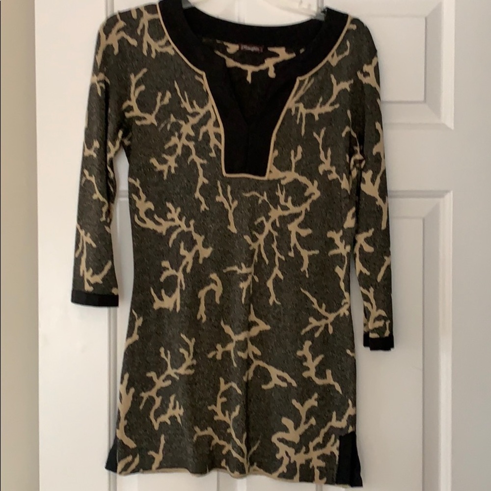 J McLaughlin Mettalic Sweater